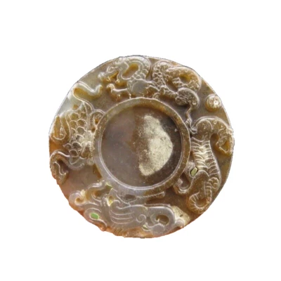 China, jade antiguo, cultura Hongshan, coleccionables, bestia rara, piedra de tinta A (026) Foto 1 de 4