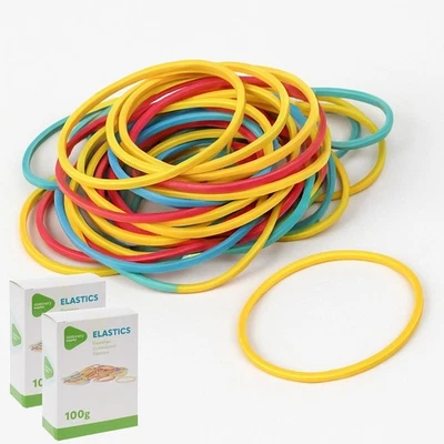 KOOPMAN Gummibänder Gummiringe Haushaltsgummis 350 St div. Größen/Farben Gummi