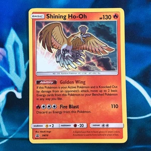 Shining Ho-oh - SM70 - Black Star Promo Rare Shining Legends - Pokemon Card - LP - Picture 1 of 8