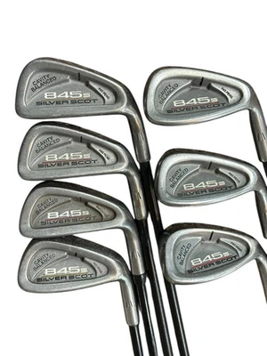 Juego de varillas flexibles Tommy Armour 845S Silver Scot Iron Aldila Low Torque 4.0 Sr Foto 1 de 4
