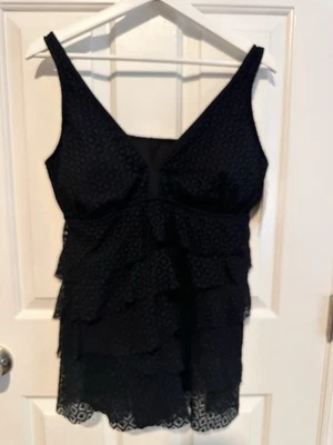 Novo com etiquetas $60 Orig. Terno de banho feminino com controle de barriga croft e carrinho de mão - Imagem 1 de 2