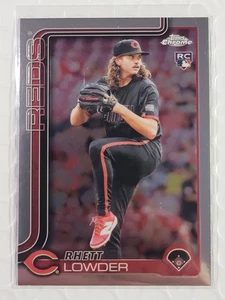 2025 Topps Chrome Rhett Lowder RC #147 Cincinnati Reds - Picture 1 of 2