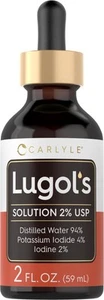 Lugols Iodine 2 Percent 2 fl oz | Potassium Iodide and Iodine Solution 2% Liq... - Picture 1 of 7