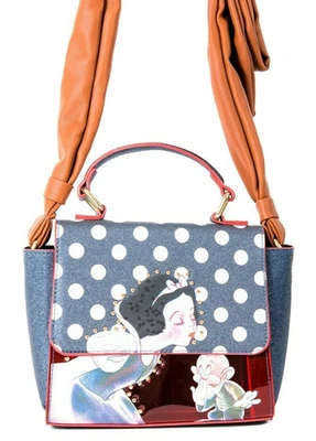 Danielle Nicole Disney Snow White Purse Crossbody Bag Dwarf Dopey NEW - Image 1 of 4