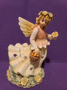 Demdaco Wildflower Angels " Strawberries For Goodness" Tealight Holder. 19.5cm - Picture 1 of 13