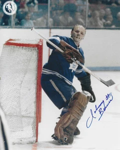 Signed  8x10 Johnny Bower Toronto Maple Leafs Autographed  Photo - COA - Picture 1 of 1