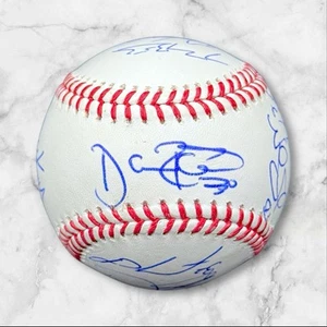 Los Angeles Dodgers Signed Autographed Team Baseball World Series Rojas Roberts+ - Picture 1 of 5