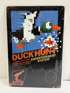 Nintendo NES Duck Hunt Metal Sign Tin Poster Game Room Man cave - Picture 1 of 1