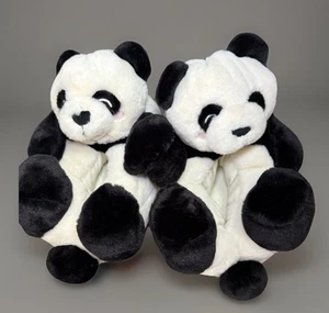 Pantofole Panda Invernali Peluche Pantofole Interno Antiscivolo Regali Calde Donna 9 10 - Foto 1 di 7
