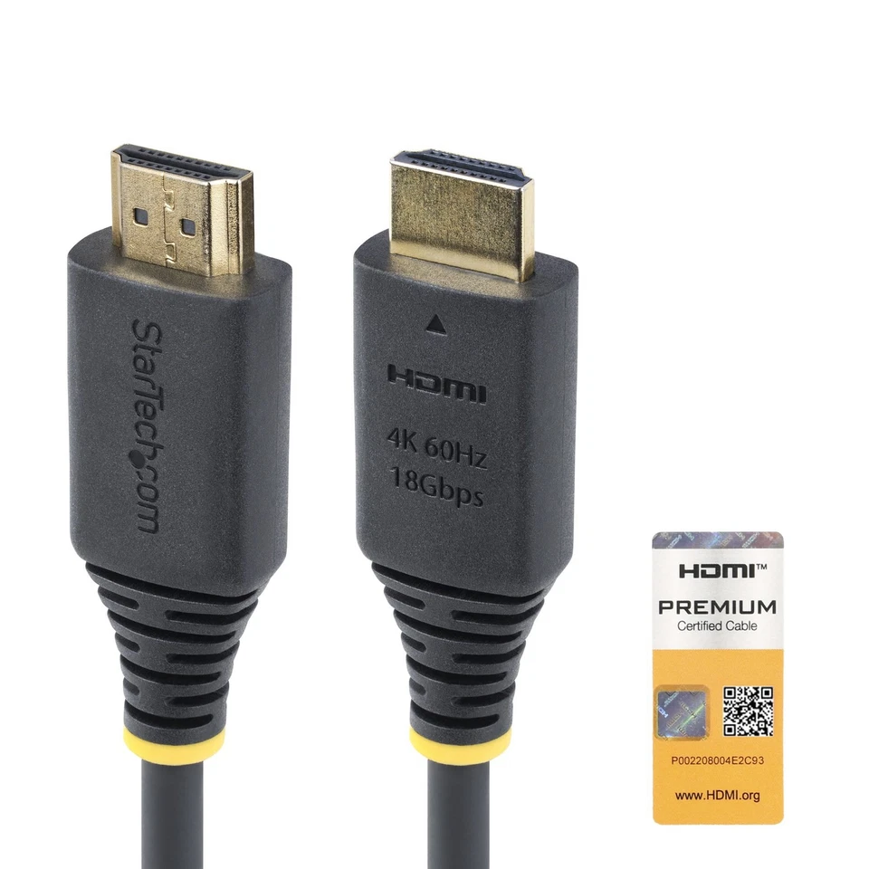 Startech.Com 3M 4K 60Hz Premium Certified High Speed Hdmi Cable - Image 1 of 1