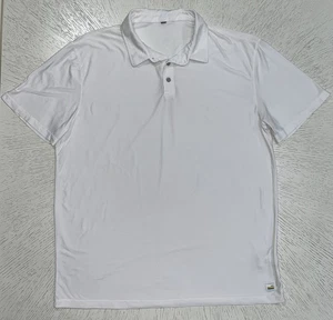 Vuori Polo Shirt Men’s XL White Strato Tech Short Sleeve Casual Stylish - Picture 1 of 10