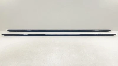 18-24 AUDI A4 S-LINE LEFT AND RIGHT SIDE SKIRT ROCKER PANEL EXTENSION PAIR OEM - Image 1 of 4