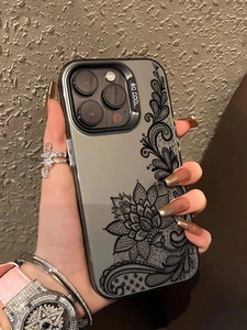 Stylische stoßfeste Anti-Fall-Handyhülle mit Spitze für iPhone Galaxy - Bild 1 von 3