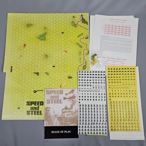 SPEED AND STEEL WWII Wargame Brettspiel Standardspiele meist ungelocht - Bild 1 von 7