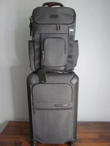 TUMI Platinum 2 Piece Set-Extended Trip Carry On-Check In Backpack, NWT - Picture 1 of 19