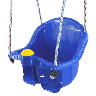 Safety Swing Blue Seat with Adjustable Garden Safe Rope for Toddler - Image 1 of 4
