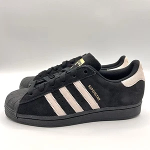 Adidas Damen Superstar Gr. 5-10 Core Black Suede |IE6525| - Bild 1 von 5
