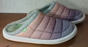 Sanuk Womens Size 9 Shorty Ice Chill White Multi Icicle Sidewalk Surfers F27219F - Picture 1 of 13