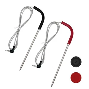 Confezione 2 Sonde Carne Ricambio per Griglie Pellet Pit Boss e Affumicatori, 3,5 Mm Plu - Foto 1 di 4