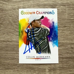 Collin Morikawa Autographed 2021 Goodwin Champions Card #145 Auto Golfer Signed - Picture 1 of 2