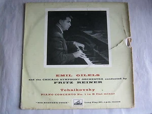 Emil Gilels – Fritz Reiner - 	Concerto n°1 in B flat minor op.23 - Bild 1 von 1