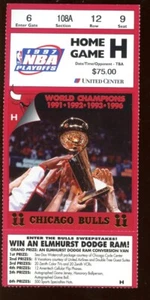 May 28 1997 NBA Playoff Ticket Stub H Miami Heat at Chicago Bulls EX - Picture 1 of 1