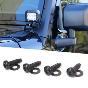 For Jeep Wrangler JK 2007-2017 4x WindShield Frame & Hinge Torx Screws w/Washers - Picture 1 of 7