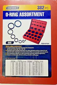 382 Stück SAE Nitril O-Ring Sortiment Set - Bild 1 von 4