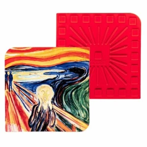 Modgy Silicona 8" x 8" Trivet / Hot Pad - Edvard Munch El Grito - Imagen 1 de 5