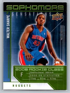 2009-10 Upper Deck - Sophomore Sensations Walter Sharpe #SS-WS - Picture 1 of 2