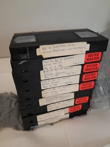VHS Video Tapes From The Trial of Al Sharpton In The 1990s - Picture 1 of 7