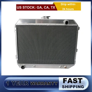 3Row DPI375 Aluminum Radiator Fit For 1968-1974 Dodge Plymouth Charger Big Block - Picture 1 of 6