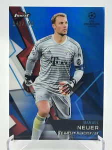 2018-19 Topps Finest UCL Manuel Neuer Blue 141/150 Bayern München - Bild 1 von 3