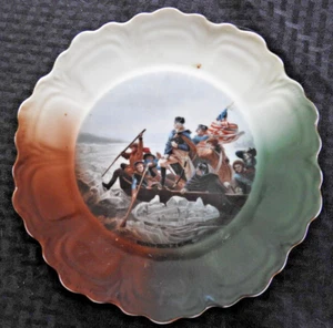 c.1890 "Washington Crossing the Delaware" Zeh Scherzer Z S & Co. Bavaria Germany - Picture 1 of 3