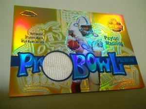 PEYTON MANNING ( 2003 ) PRO BOWL JERSEY PATCH TOPPS CHROME CARD COLTS HOF QB - Picture 1 of 5
