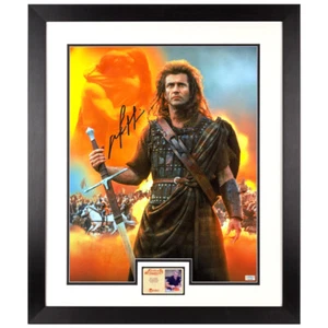 Mel Gibson Autographed 1995 Braveheart 16x20 Framed Photo - Bild 1 von 2
