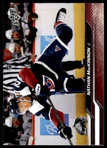 2023-24 Upper Deck Series 1 Nathan MacKinnon #42