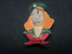 Prendedor Girl Scout, vintage, ¿baquelita? cov16 - Imagen 1 de 2