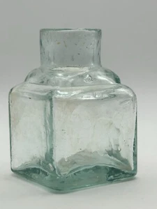 Beautiful 1880’s Aqua Blue School House Ink Bottle - Picture 1 of 10