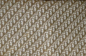 Christian Dior - CD - Gold Monogrammed Upholstery - Remnant Lot Clearance - Picture 1 of 3