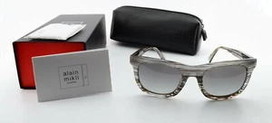 Alain Mikli Sunglasses A01348 308813 54-22 145 Multicolor Stripes Brown Clear - Picture 1 of 10