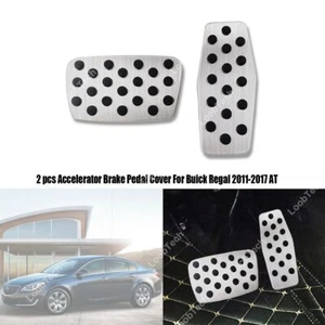 For Buick Regal 11-17 Alloy Foot Rest Pad Accelerator Brake Pedal Non-Slip Cover - Picture 1 of 9