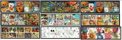 Estampillas GB - Saludos - Bloques usados finos (anuncio múltiple) Foto 1 de 4