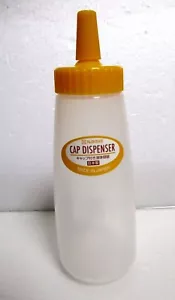 Plastic Squeeze Bottles with Caps Ketchup BBQ Dispenser 350ml MADE IN JAPAN - Picture 1 of 4