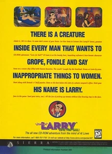 Traje de ocio Larry: ¡Amor por la vela! Imprimir Anuncio/Poster Art PC Big Box (B) - Imagen 1 de 2
