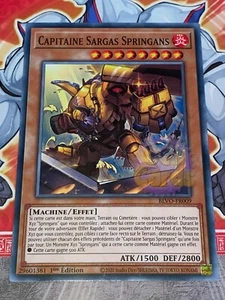 Yu Gi Oh Karte CAPTAIN SARGAS SRPINGANS BLVO-FR009x3 - Bild 1 von 1