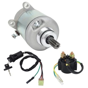 Motor de arranque 2001-2008 para Honda TRX250EX Sportrax e interruptor de relé e encendido - Imagen 1 de 8