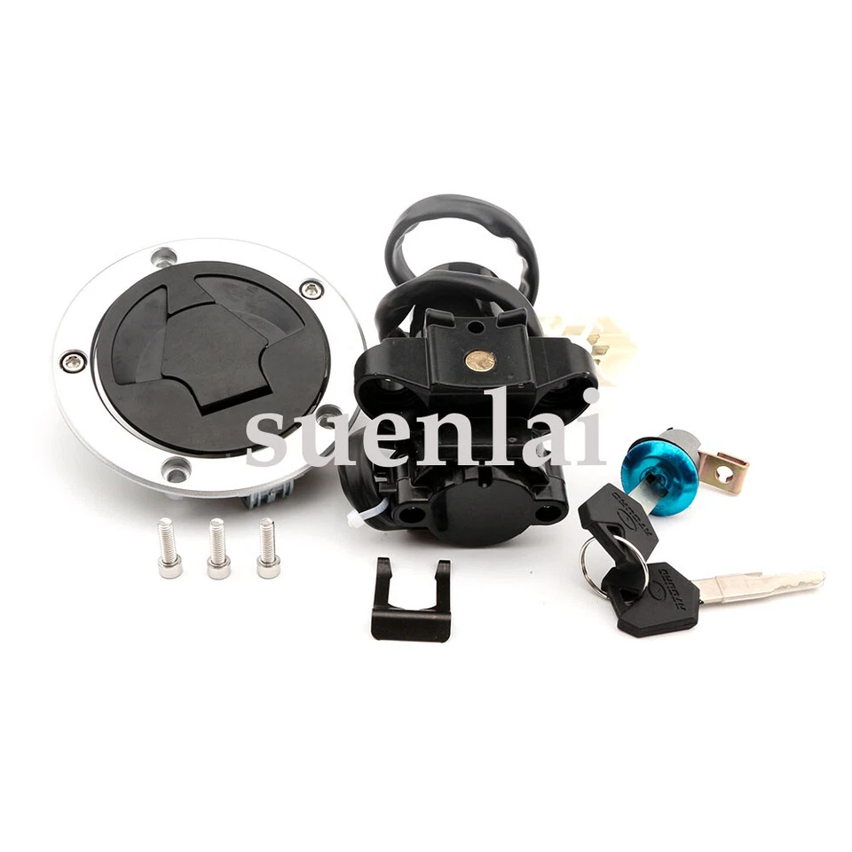Interruptor de encendido tapa de gas combustible juego de llaves de bloqueo de asiento apto para Kawasaki Z1000 2010-2016 Foto 1 de 1