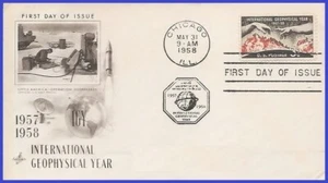 USA4 #1107 U/A ARTCRAFT FDC   International Geophysical Year - Picture 1 of 1