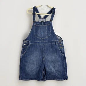 Lee Shortalls Womens Blue XL Denim Bib Overalls Cowgirl Festival Country - Picture 1 of 7